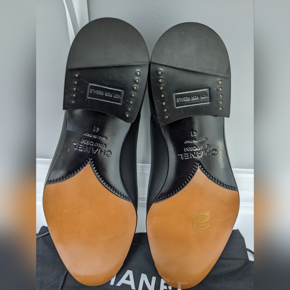 Chanel Uniform Men Shoe (US 8) "LIVE SHOW TODAY" - Picture 5 of 6